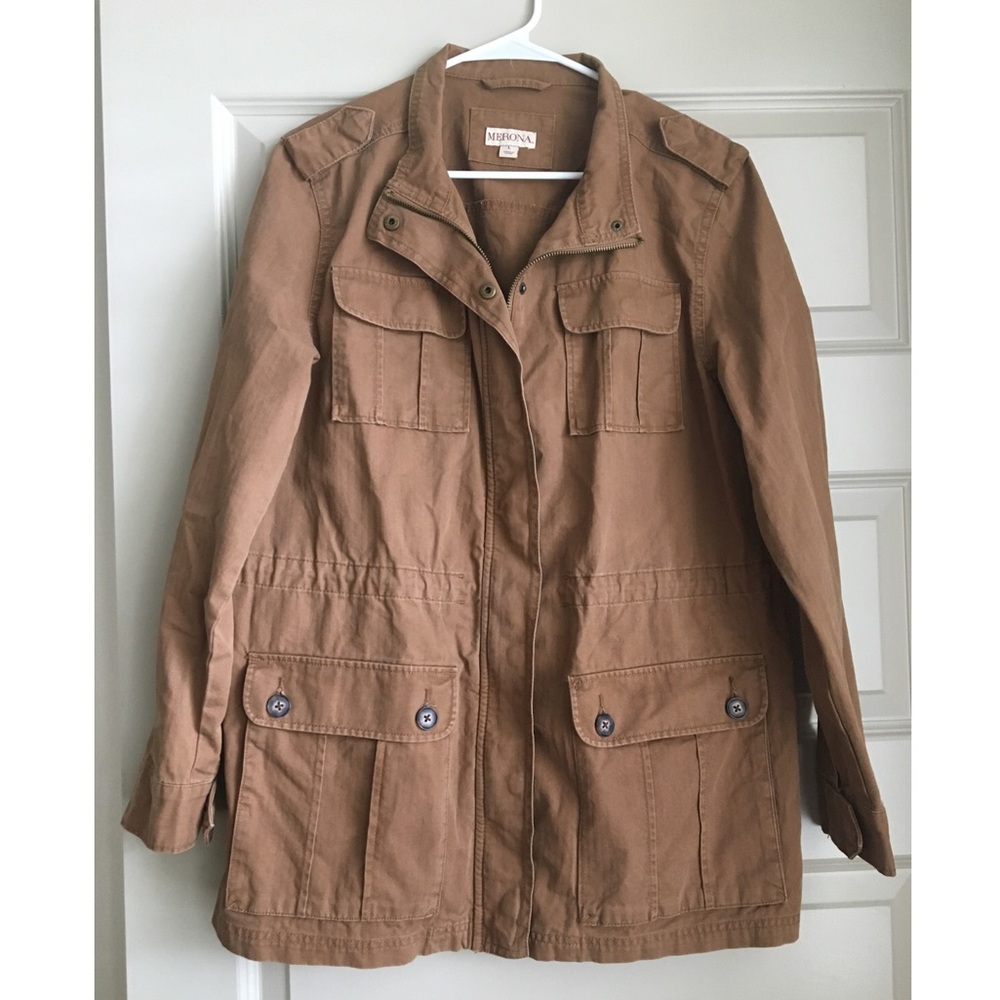 Tan Long Utility Jacket